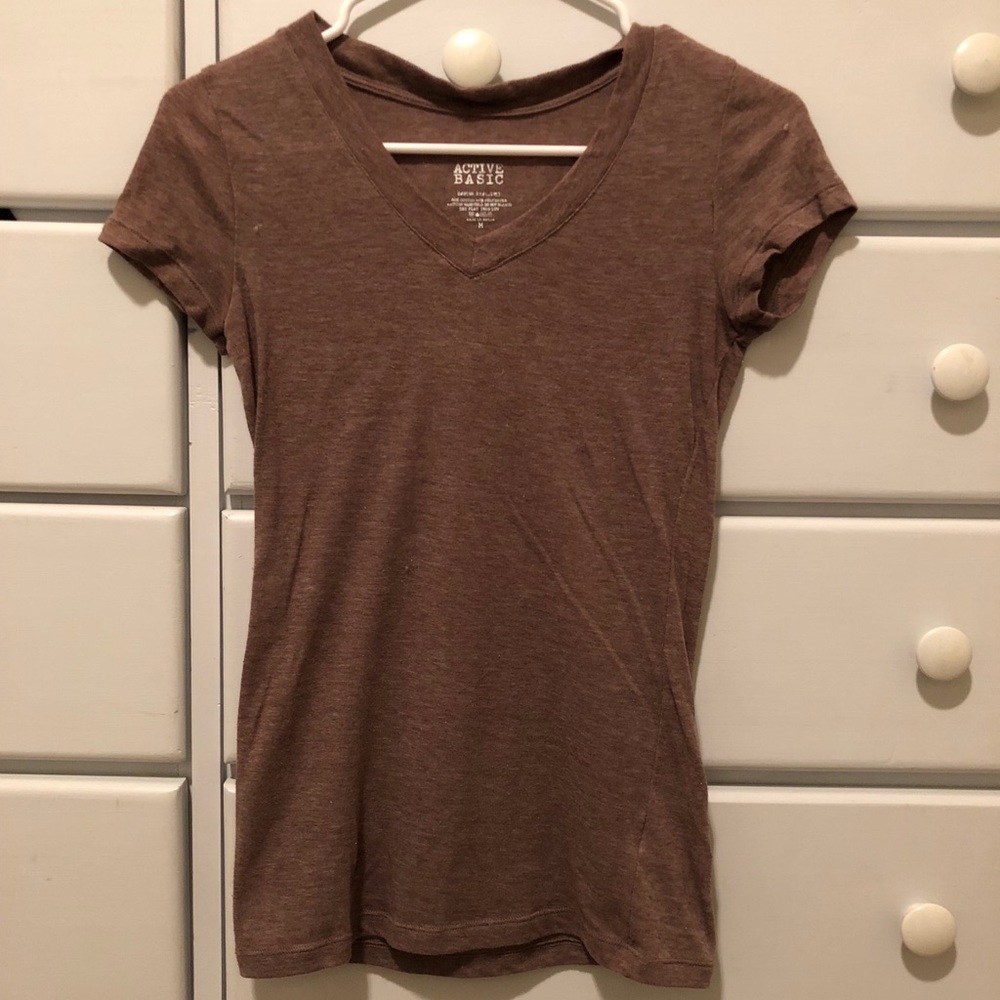 Brown tee